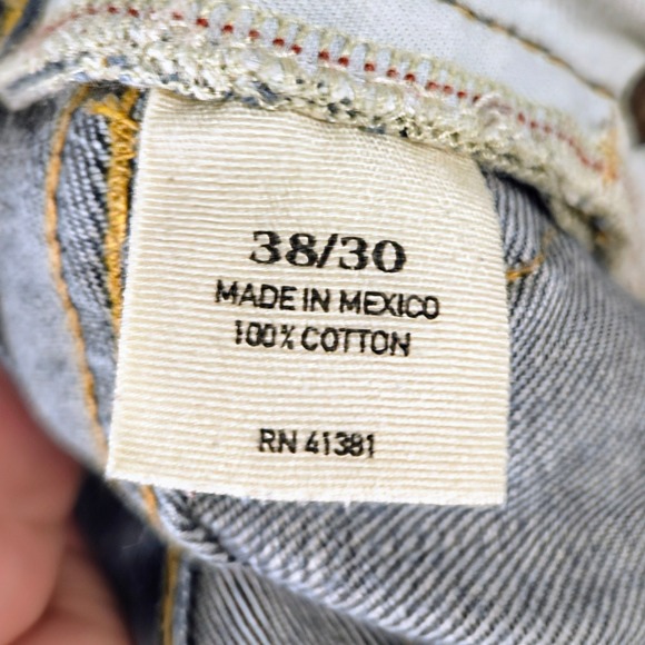 Polo Ralph Lauren Jeans Authentic‎ Dungarees Denim Pants Relaxed Fit 38x30 - Picture 2 of 8